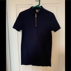 River island polo shirt Navy